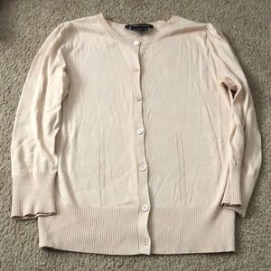 BCBG Maxazria beige cardigan